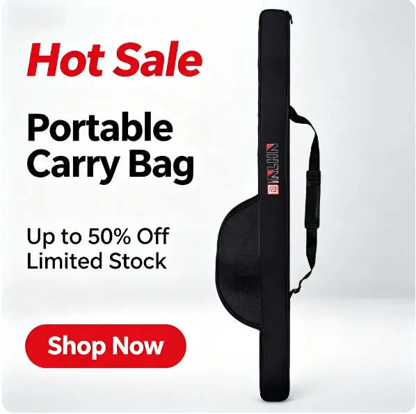 New Portable Fishing Rod Bag W - Fishing Rod Case recension och pris