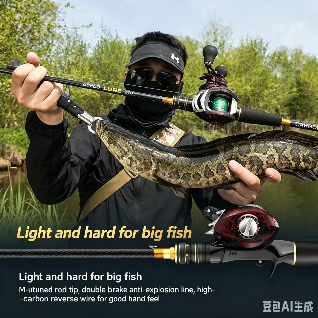 M Power Carbon Fiber Fishing R - Fishing Rod Carbon Fiber recension och pris